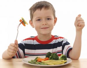 Kids Eating Their Vegetables