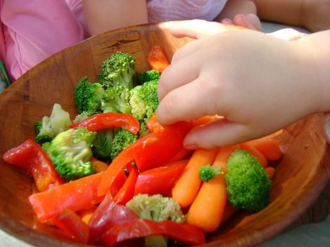 Kids Eating Vegetables